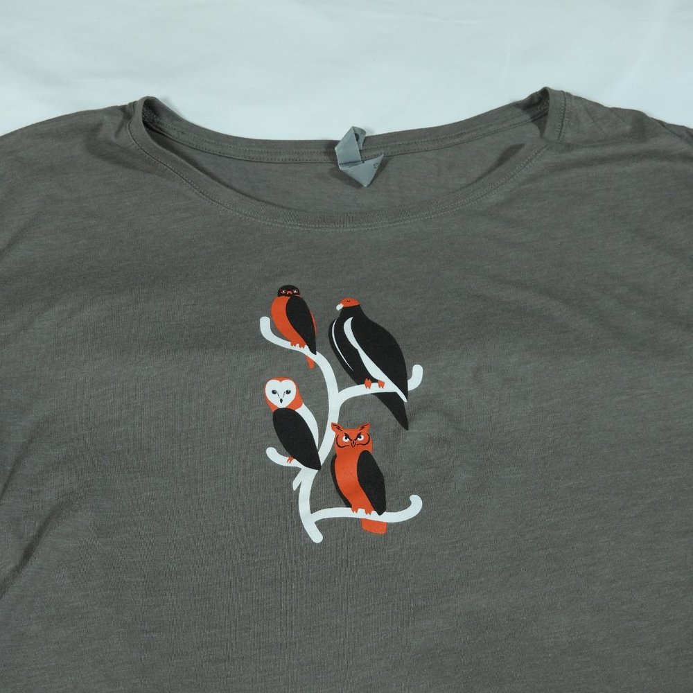 Women's Tan Birds of Prey Tee - Raptors are the Solution Nonprofit Size XL - New
